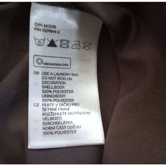 H&M SEQUIN SILVER & GRAY DRESS SZ.10 EUC. - Picture 6 of 6